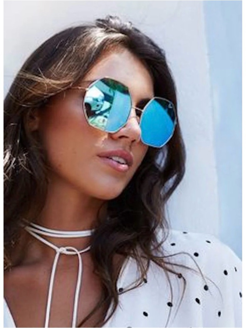 Quay Australia “Kiss & Tell” Octagon Sunglasses